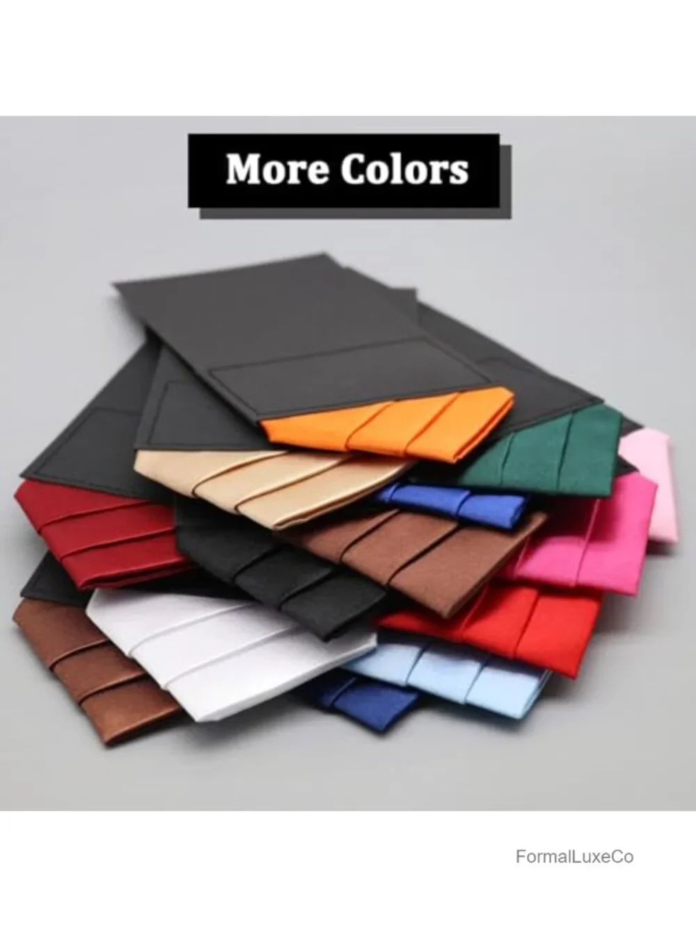 Prefolded Pocket Square Satin Polyester Suit Accessory Mens